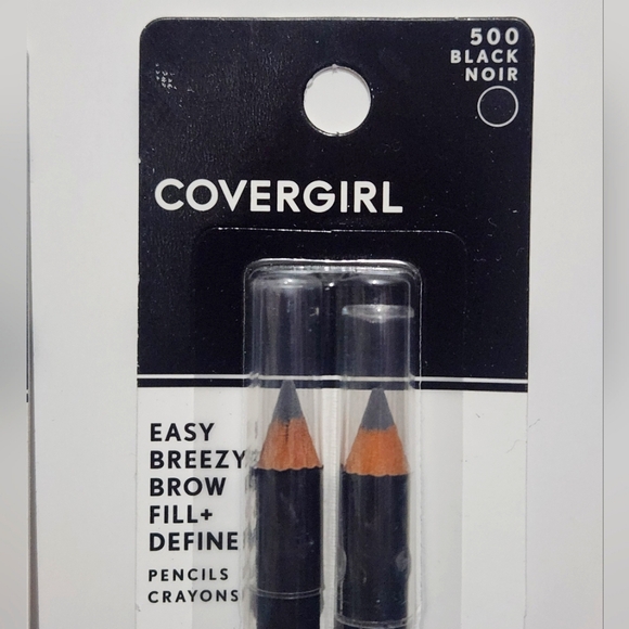 CoverGirl Eye Brow Pencil Easy Breezy Brow, Fill+Define Pencil [500] Black 3 PK - Picture 2 of 3
